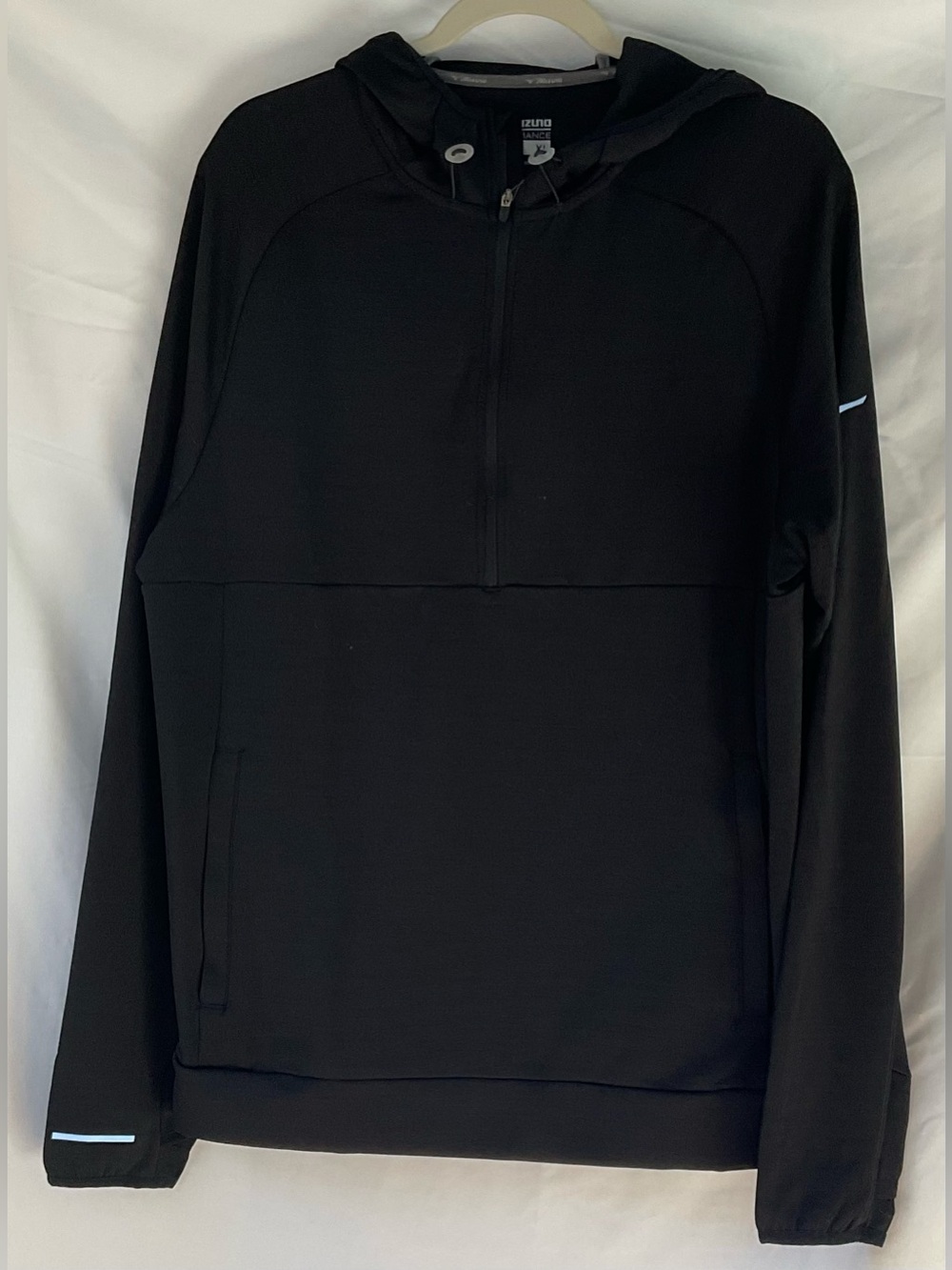 Mizuno Black Xfinity Performance Half-Zip Hoodie Jacket